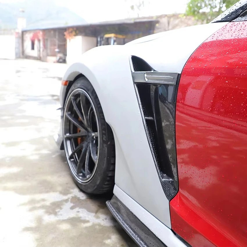 Upgrade Vari Style Half  Carbon Fiber Fender Flares For  GTR R35 Body Kit 2008-2019